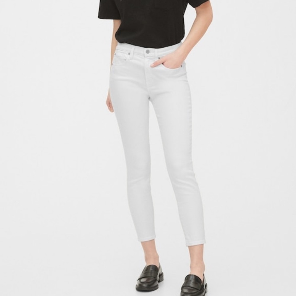 Gap High Rise True Skinny Ankle Jeans